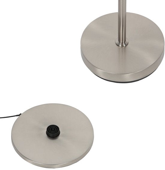 Vloerlamp GlowGo 4603ST – Draaibaar en kantelbaar, staal, draadloze LED verlichting met accu, Mexlite
