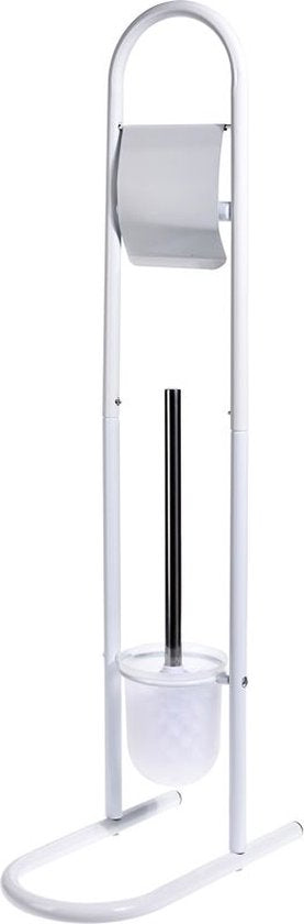 Bathroom Solutions Toiletgarnituur Wit - 30 x 16 x 78 cm