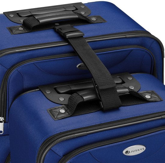 Trolley Reiskofferset / Kofferset Athen - 5-delig - Blauw