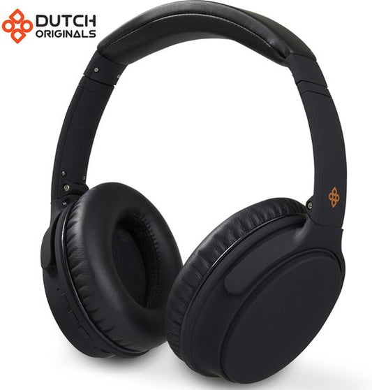DUTCH ORIGINALS Noise Cancelling Koptelefoon - Draadloze Hoofdtelefoon met Microfoon - Bluetooth - Opvouwbaar - Zwart
