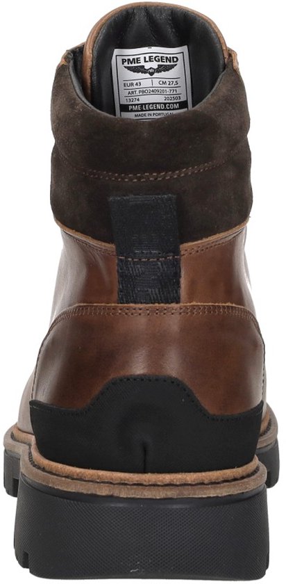 PME Legend Dragan Veterschoenen Hoog - donkerbruin - Maat 49