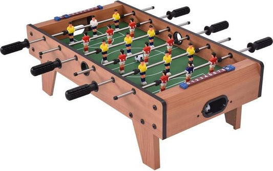 Tafelvoetbalspel - 68,58cm - Bruin - 16-delig - Tafelvoetbal