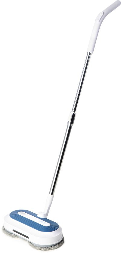 Nexxt Draadloze Roterende Vloerreiniger Deluxe - 33 x 14 x 94–124 cm – Wit met Grijze Accenten