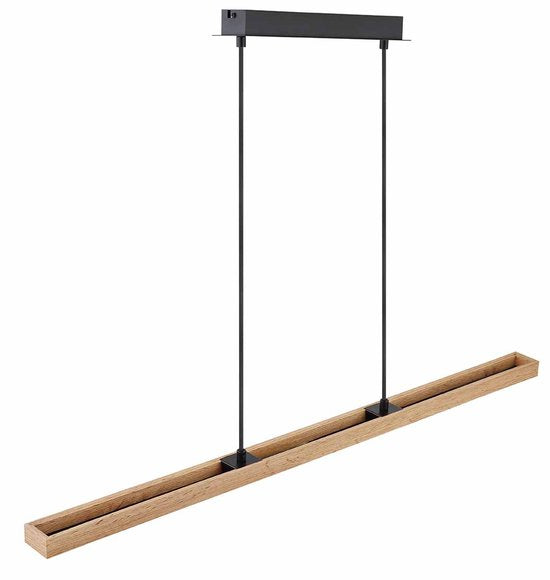 Globo - hanglamp - Doro - naturel - metaal - grote eettafellamp - LED - 416080WH