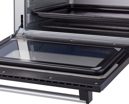 Tomado TEO4500S - Vrijstaande oven - 45 Liter - 2000 Watt - Hetelucht - 3 insteekniveau's - Zilver