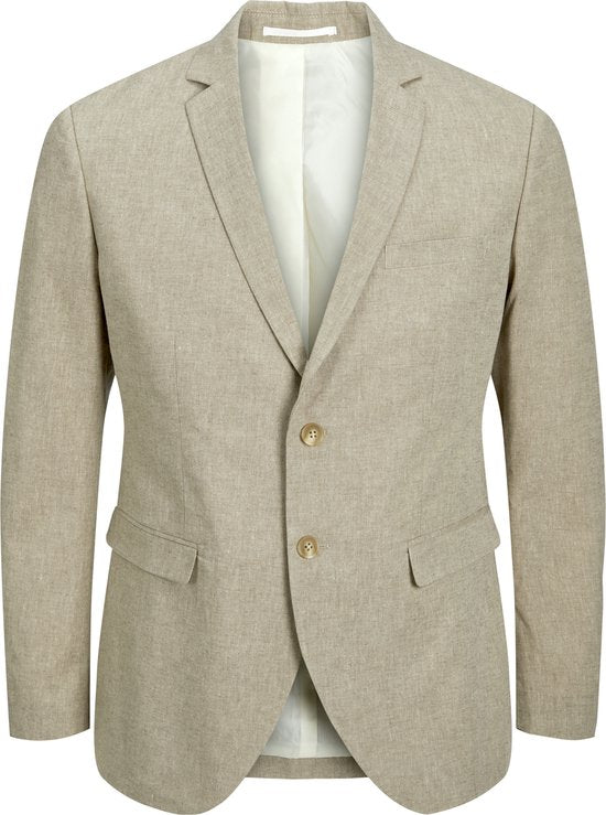 Jack & Jones Riviera Blazer - Slim Fit - Beige - Maat 56