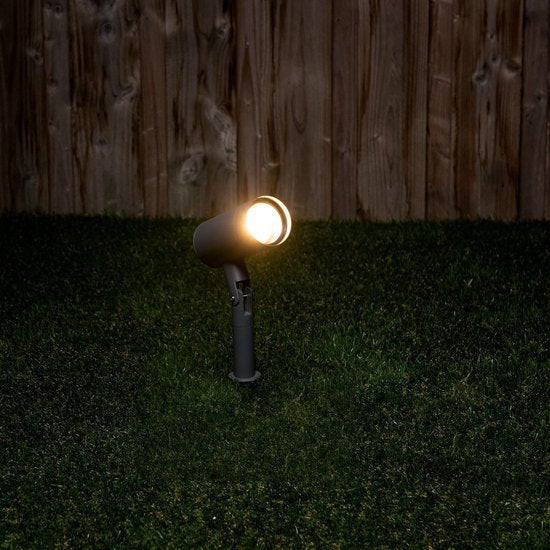 LED's Light Alden Buitenlamp met Spike - 1x GU10 - IP54 - Antraciet