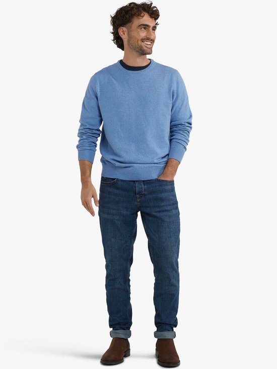McGregor Trui Merinowol Ice Blauw - Maat XXL - Heren - Pullovers