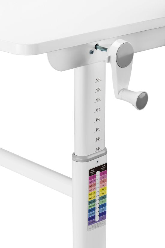 Kinderbureau tekentafel - ergonomisch in hoogte verstelbaar - schooltafel