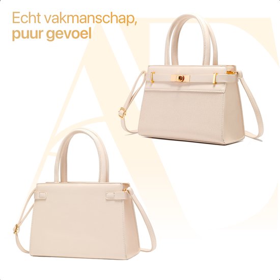 Aramae® - Handtas Dames - Crossbody Tas Dames - Schoudertas Dames - Cadeau voor Vrouwen - Wit