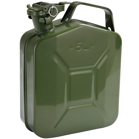 Monzana Jerrycan - Metaal - 5 liter Groen