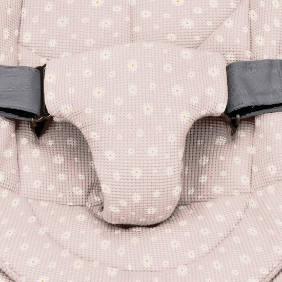 Ukje Wipstoelhoes geschikt voor Nuna Leaf Wipstoel - Hoes met Waterdichte Voering ter Bescherming van je Stoel - Perfecte Pasvorm - Makkelijk Wasbaar - Zacht Katoen - Roze Wafelstof