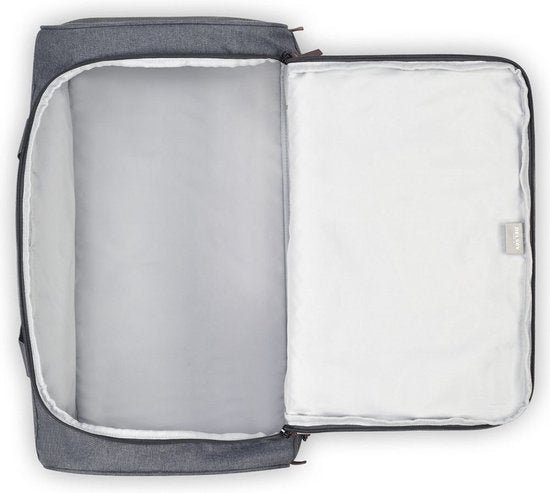 Delsey Paris Maubert 2.0 Weekender - Handbagage Reistas 41L - RPET Duurzaam - TSA Slot - 50 cm - Antraciet