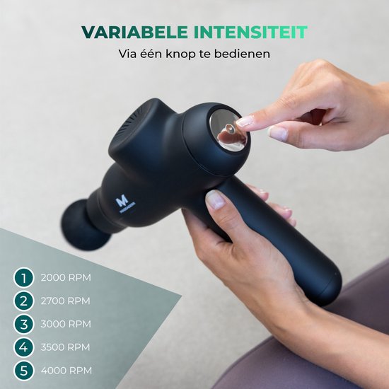 Massagerr® Massage Gun PRO – Professioneel Massageapparaat – Met Standaard & Koffer