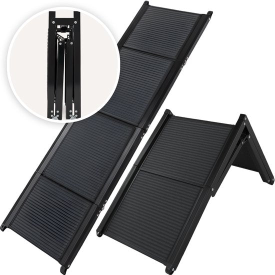 Hondenloopplank voor Auto - Hondentrap Inklapbaar - Met Antislip - 160 cm
