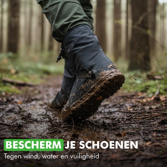 Travelhawk Overschoenen - Waterdicht - Regenschoenen - Schoenhoesjes - 42-45 - Zwart