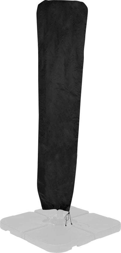 VONROC Parasolhoes - Zwart - maat Large - 240x60cm