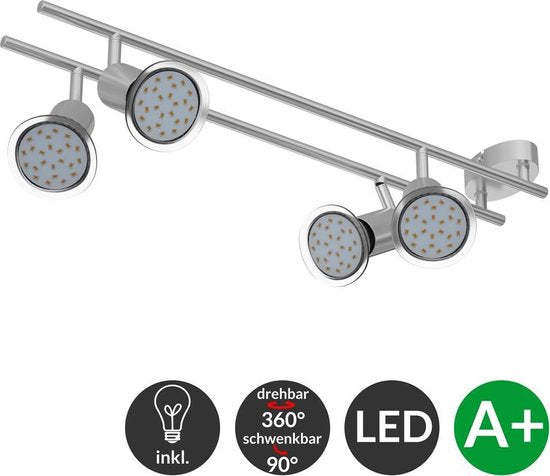 Monzana Plafondlamp Amaryllis 4 lampen