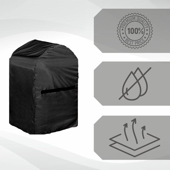 Pro Garden Barbecue Beschermhoes - Cilindervormige BBQ - 95x60cm - Waterafstotend - Weerbestendig