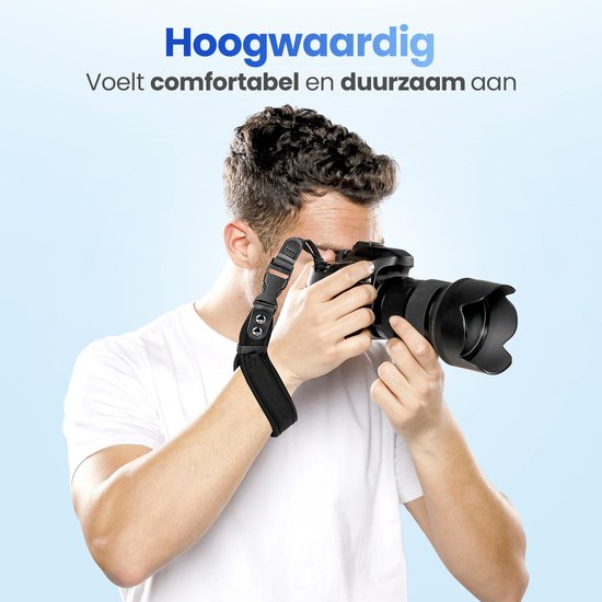 Garpex® Camera Hand Strap - Comfortabel Ontwerp - Verstelbare Polsband