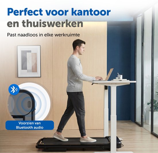 ACTYV Loopband Inklapbaar 1-12km/u - Inclusief Smeerolie, Beschermmat - Hardloopband - Treadmill - Wandelband - Walking pad - Voor Thuis - Elektrisch - Opvouwbaar V3