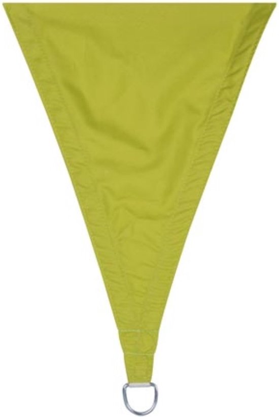 Perel Schaduwdoek, waterafstotend, 5 x 5 m, 160 g/m², polyester, vierkant, limoengroen