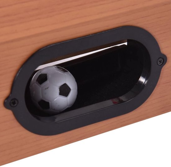 Tafelvoetbalspel - 68,58cm - Bruin - 16-delig - Tafelvoetbal