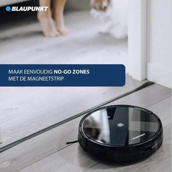 Blaupunkt Bluebot XVAC – Robotstofzuiger met Laadstation – Gyro Navigatie - Met dweilfunctie door los te verkrijgen dweilmodule