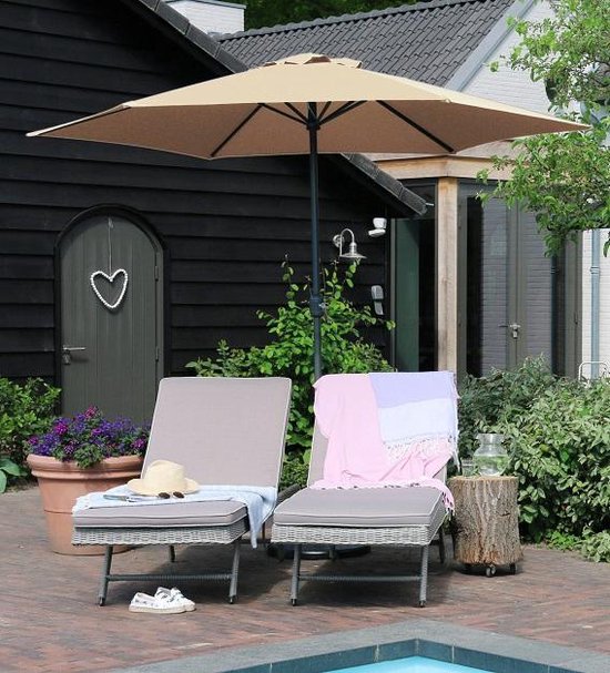 PimXL Parasol – Ø300cm - Ecru