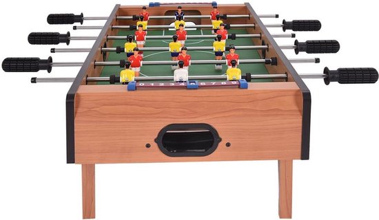 Tafelvoetbalspel - 68,58cm - Bruin - 16-delig - Tafelvoetbal