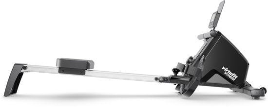 VirtuFit ROW200i Roeimachine - Inklapbaar - 10 weerstandniveaus - Geruisloos - Kinomap & FitShow - LCD Display met Tablethouder - Roeitrainer voor thuis - Roeiapparaat (ROW450)
