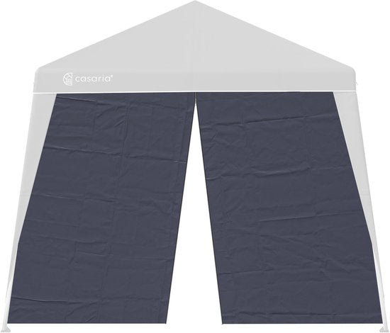 Casaria Partytent Zijwanden - Waterdicht - 300 x 300 cm - Antraciet