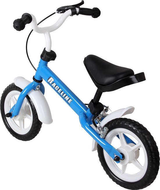 Spielwerk Loopfiets - Verstelbaar Stuur en Zadel Robuust vanaf 3 jaar - Blauw