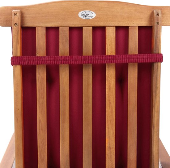 Detex Ligstoelkussen Rood 173x43x6cm