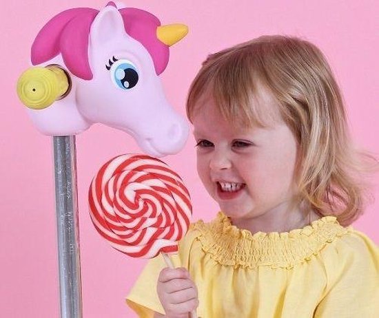 Scootaheadz eenhorn roze