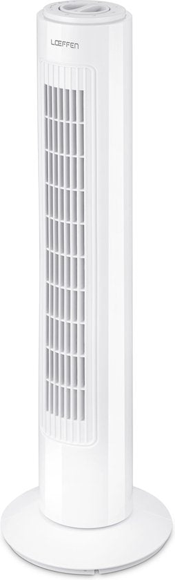 LOEFFEN 1015471 Torenventilator - Luxe Ventilator met Swingfunctie - Wit