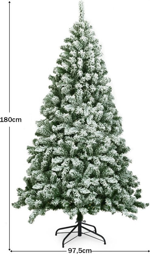 Coast Kunstkerstboom Met Metalen Voet En PVC Naalden - 180 cm