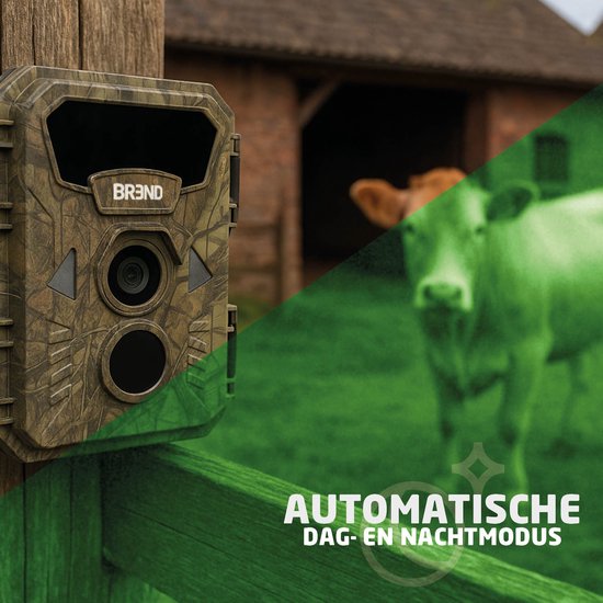 BREND BR-2248 Wildcamera met Nachtzicht 20 Meter - 48MP Beeld en 4K Video - IP66 - Bewegingssensor - 2 Inch Scherm - Inclusief 32GB SD-kaart