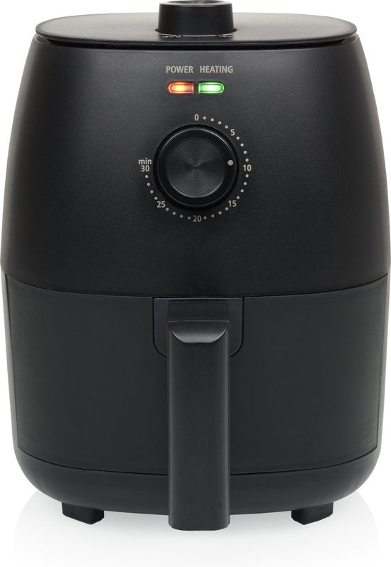 Airfryer Tristar FR‑9014 – Mini Crispy Fryer – 2 Liter – Compact Heteluchtfriteuse voor 1–2 Personen – 1150W – Vetarm Bakken – Zwart