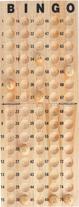 Buffalo Bingomolen Set – 24 cm – Compleet met Ballen en Nummerkaart – Ideaal voor Familieavonden, Feestjes en Verenigingen