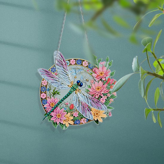 Adorzy Adorzy Diamond Painting Raamhangers – 3 stuks – Zonvanger - Diamond Painting Volwassenen – Diamond Painting Kinderen – Raamhangers Dieren