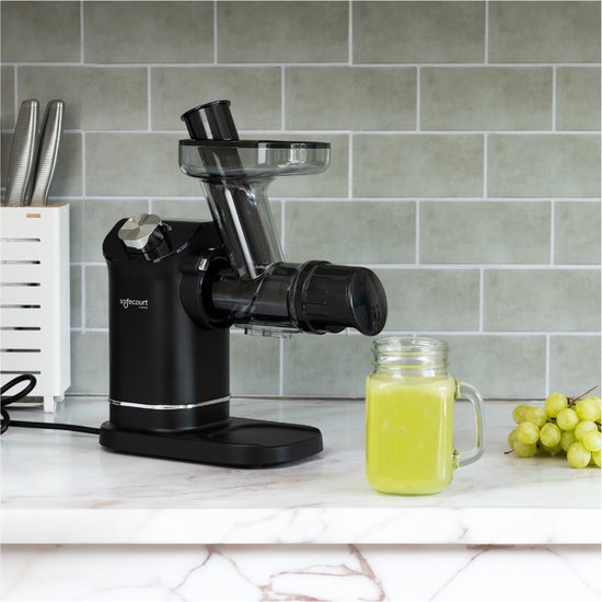 Safecourt Kitchen Slowjuicer - Juicer - Groenten en Fruitpers - 300ml - Zwart