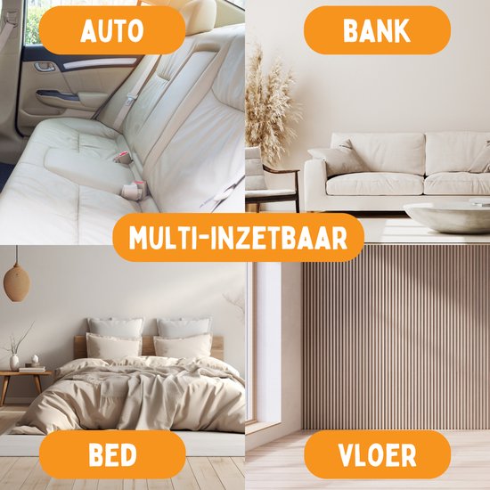 By Cee Cee Origineel Hondendeken Bank – Hondenkleed Bank - Hondenmand - Premium - Volledig Afritsbaar - Fluffy Mokka - Maat M – 90x90
