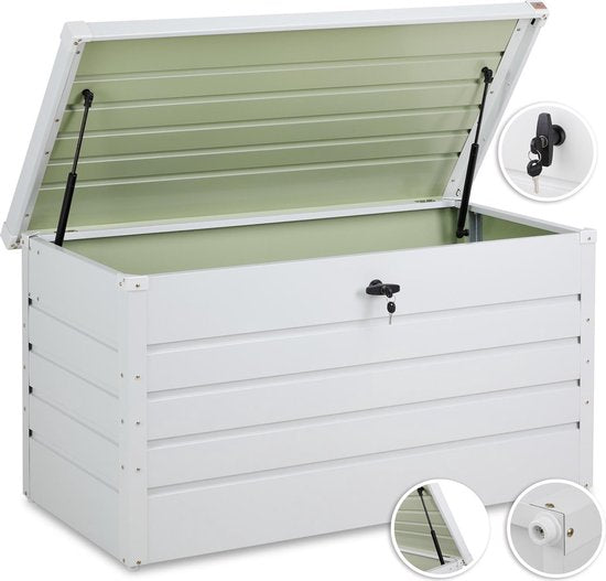 Gardebruk - Opbergbox Wit - Metaal 120cm