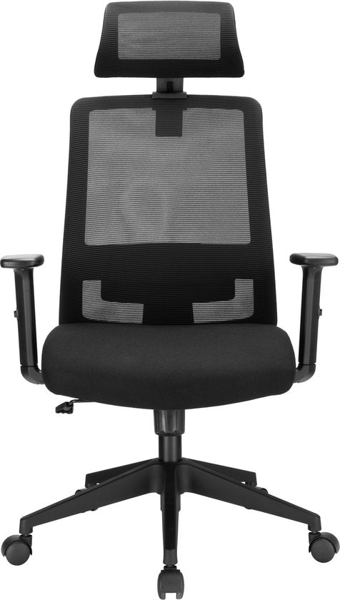 VDD - Bureaustoel - Ergonomische Bureaustoel - Bureaustoelen voor volwassenen - Bureaustoel Ergonomisch - Bureau Stoel - kantelbaar - zwart