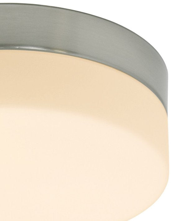 Plafondlamp Steinhauer Ikaro 1363ST Staal Ø24cm - Modern design met 4-standen dimmer, geschikt voor binnengebruik en badkamerzone 2 en 3