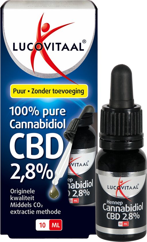 Lucovitaal Hennep Cannabidiol CBD 2.8% Voedingssupplement - 10 milliliter