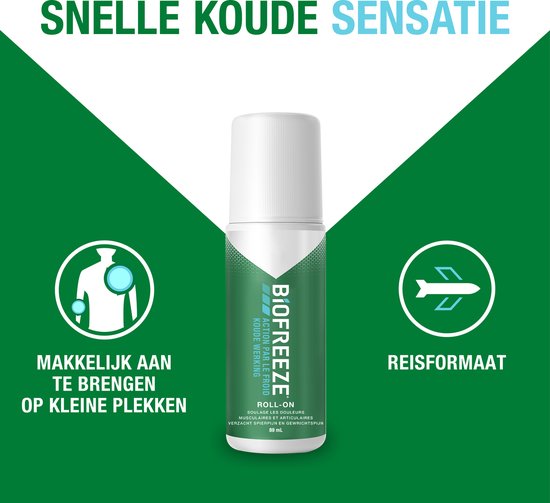 Biofreeze Gel koude werking roller 89 ml