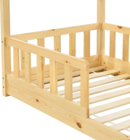 Kinderbed Marli - 80 x 160 cm - Houtkleur