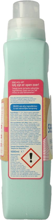Seepje Vloeibaar Wasmiddel Kleur Magische Magnolia 23 Wasbeurten - 1 liter